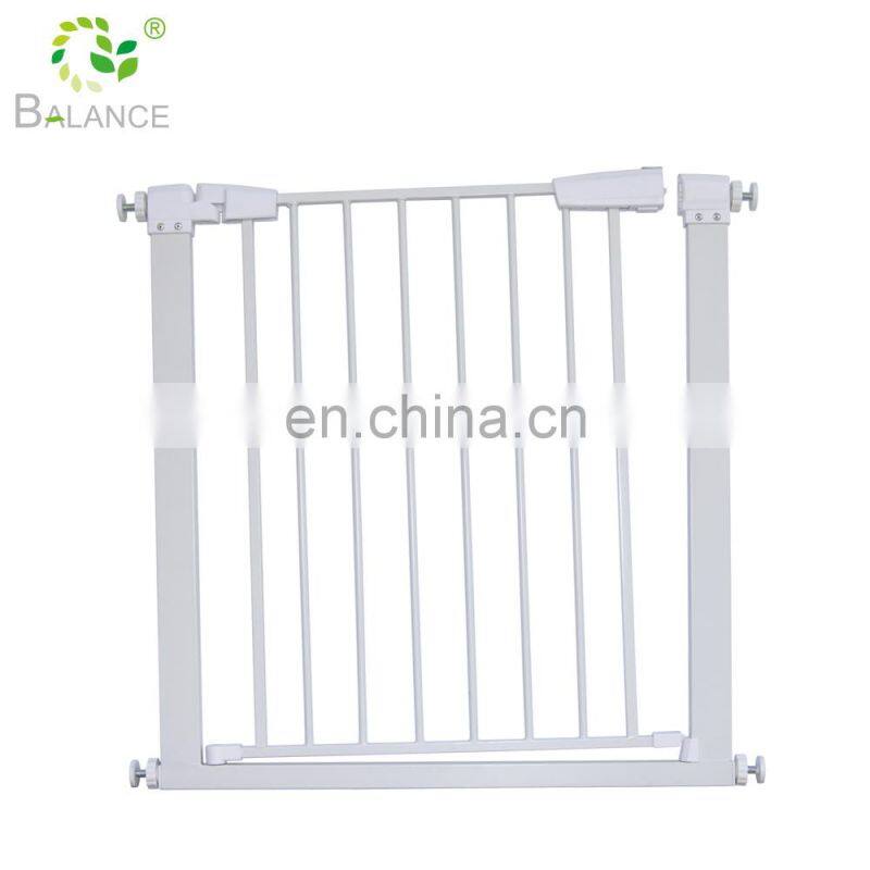 Pressure mounted gate Metal door and stairs baby safety gate