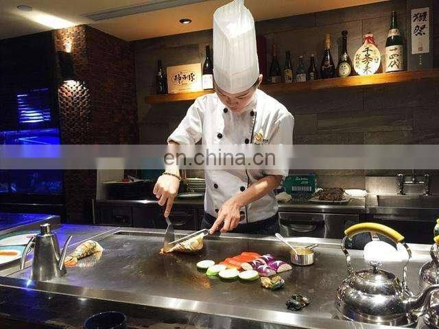 New Design Electric Teppanyaki Grill Table For Fast Food Cooking