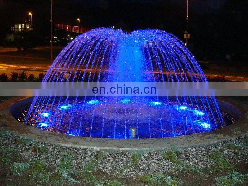 Outdoor water features led garden pillar fountain