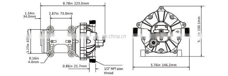 SEAFLO 24v Bat Chemical Pressure Solar Water Pump