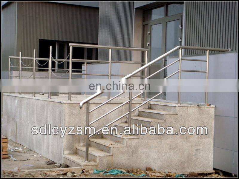 crystal staircase balustrade/mirror finish railing pipe