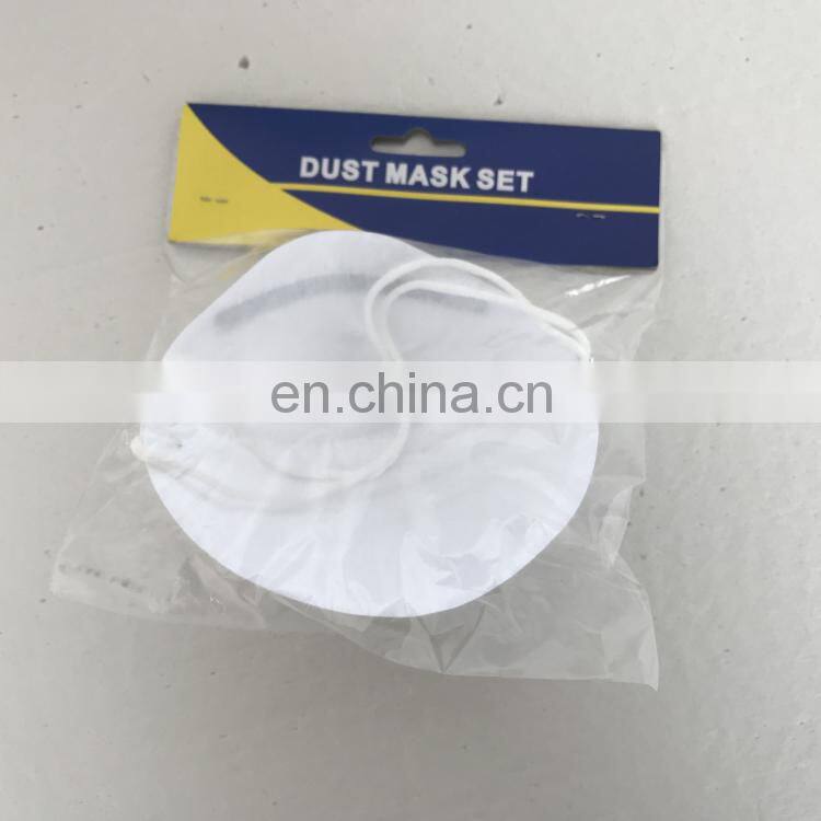 Chinese supplier cup-shaped dust filtering mouth and nose mask portable respirator set