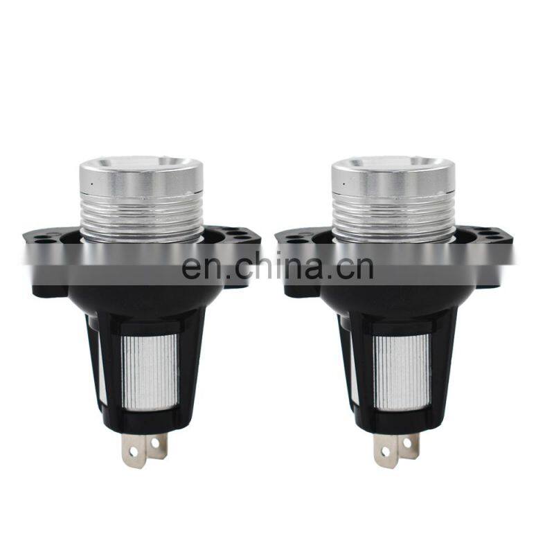 2x 6W High Power Angel Eyes 3 Series LED LRing Bulbs White Halo for BMW E90 E91
