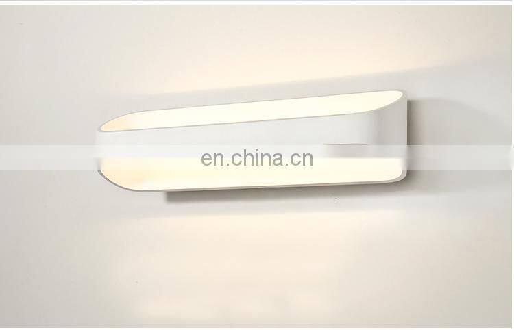 Simple modern Nordic minimalist design led hallway wall light bedside led wall lamps for bedroom