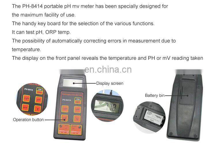 Portable & digital pH meter