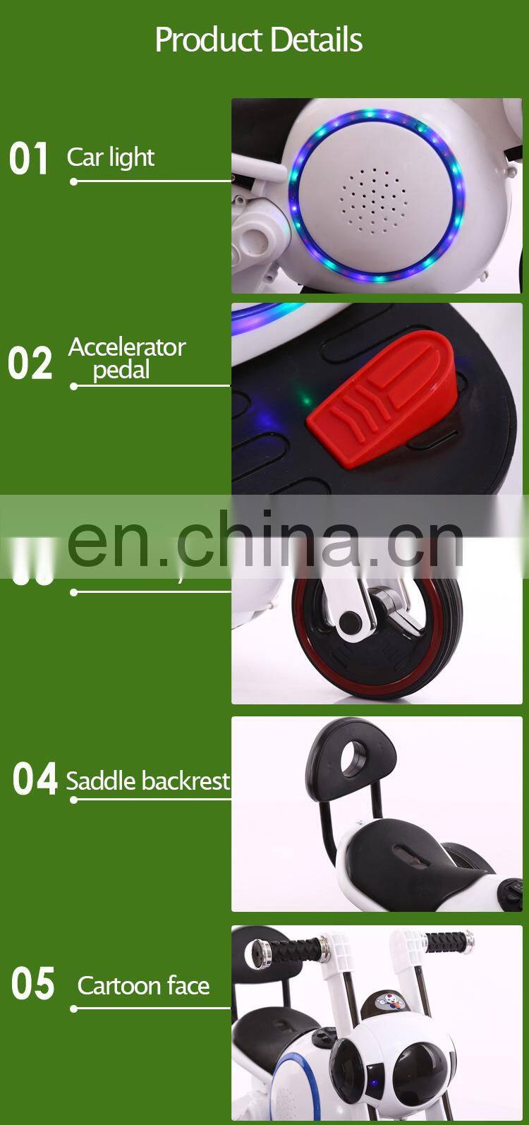 China Factory Wholesale Plastic Baby Motorbike 6v Children Toy Motorcycle For Kids