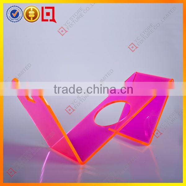 Acrylic shoe display print logo