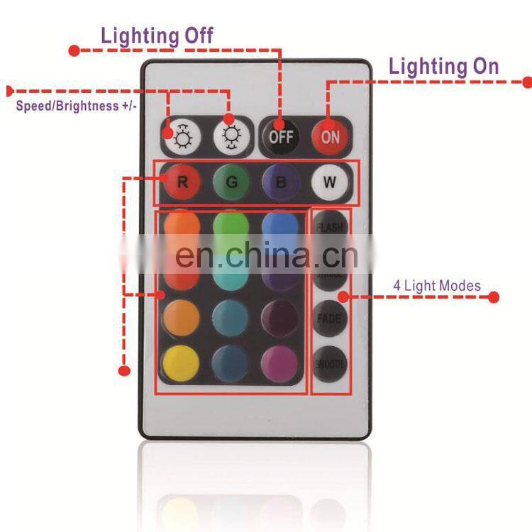 8 inches remote control candelabraled light base for table decorations