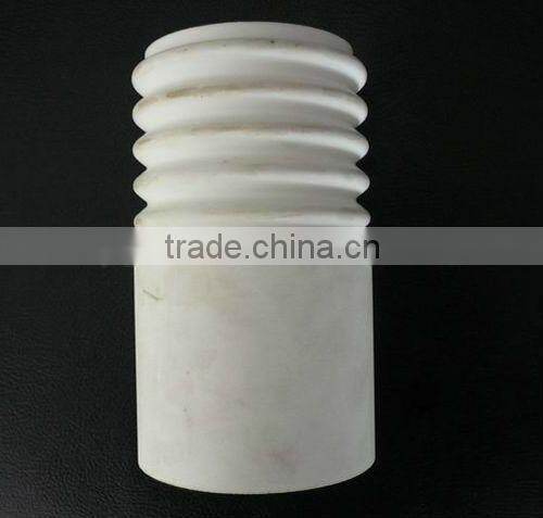 95% Porcelain High Alumina Vacuum Tube,Insulation Tube Could Metallized With Au,Ag,Ni Etc.
