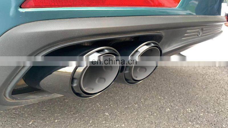 2017 year Hottest Design Performance three layers Chroming Black Exhaust tips muffler pipe fit for Porsche Panamera 971