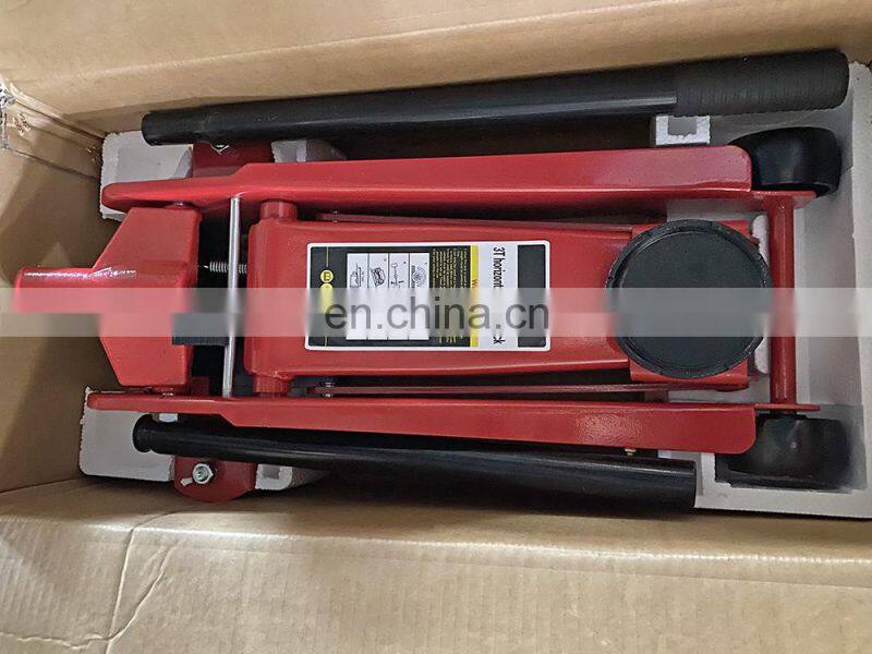 3 ton low profile hydraulic car jack quick lift CE standard with Dual Pump