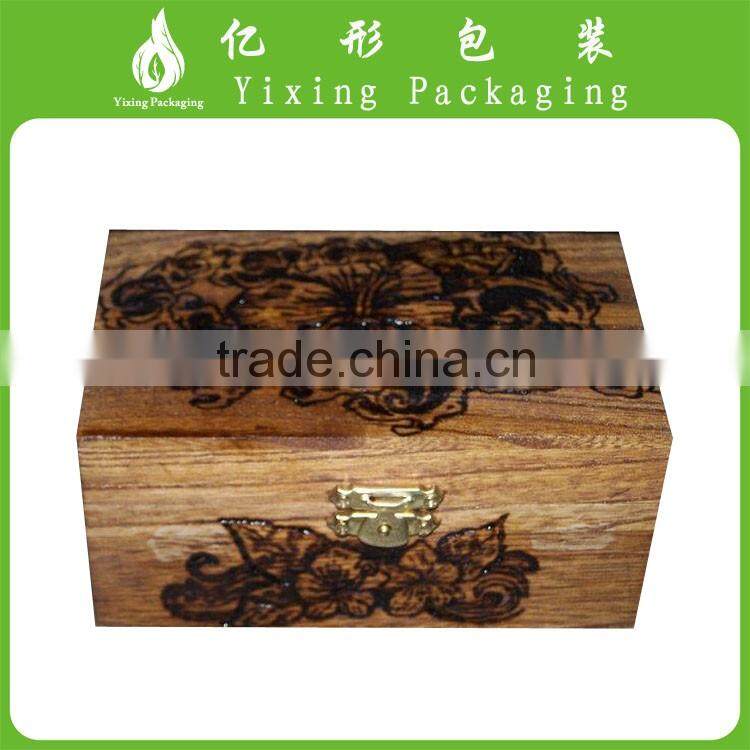 High quality wooen box new design Lazer engraving wooden perfume box
