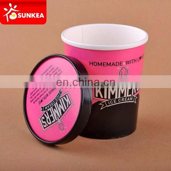 Paper cups for ice cream Chinese factory supplier disposable paper cup