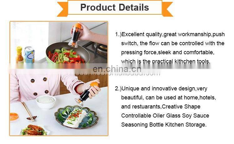 Best selling Kitchen Multi function Plastic Soy Sauce Push Bottle, Bottle for BBQ Cooking Baking Roasting Grilling