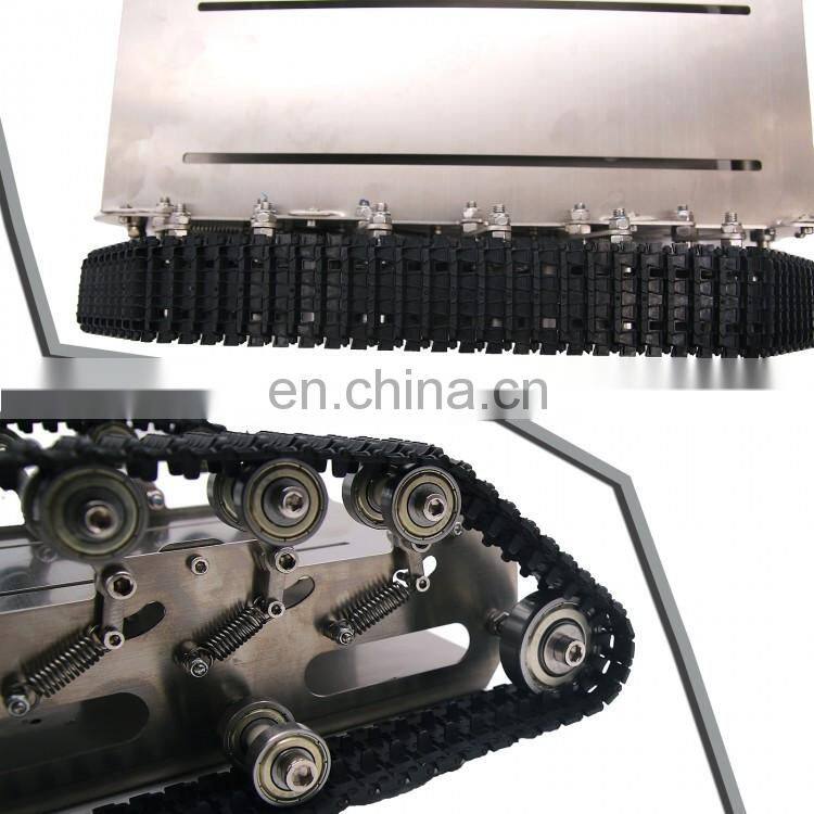 T600 Metal Truck Stainless Steel Body Tank Intelligent Robot Chassis