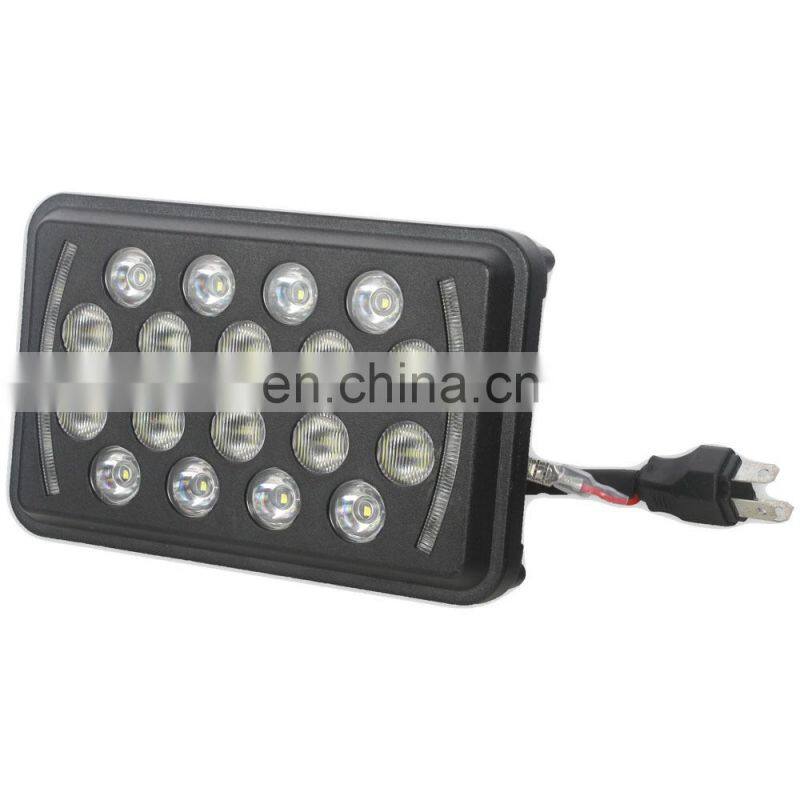 54w car led work light flood and spot led truck light led work lamp LED6422