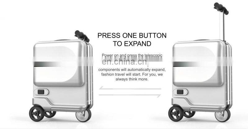 new travel suitcase luggage smart e l ectric riding suitcase big capactity