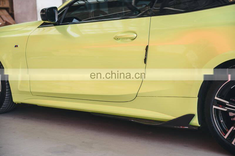 Runde Newest G22 For 2021 BMW 4 Series Carbon Fiber Front Lip 425i 430i Modified Dry Carbon Rear Lip