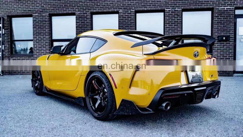 Runde AIM Style Carbon Fiber Material Bodykit With Front Rear Lip Side Skirt Warp Angle Spoiler For Toyota Supra A90 Body Kit