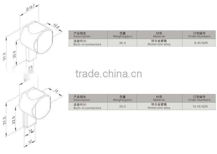 Factory Price Built In Connectors 30