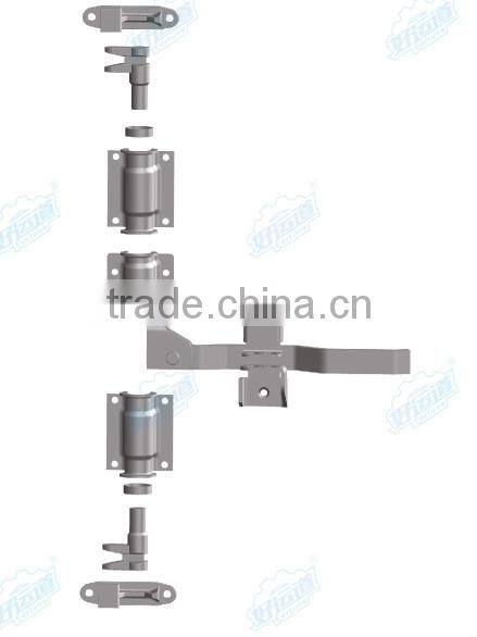 421211 Polished trailer door lock gear China,Cam type bar lock for van