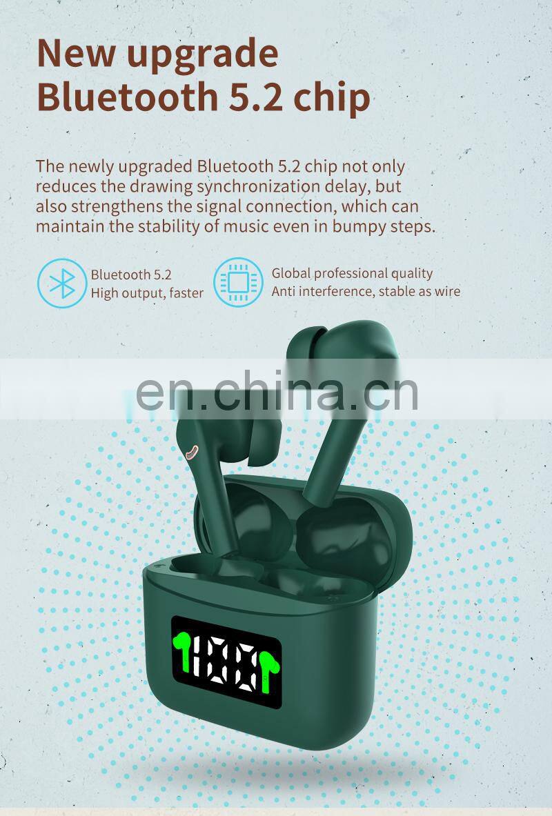 2020 V5.2 amazon hot private mode J5 tws earphones super bass earbuds wireless Gaming Headset Ear bud Headphone