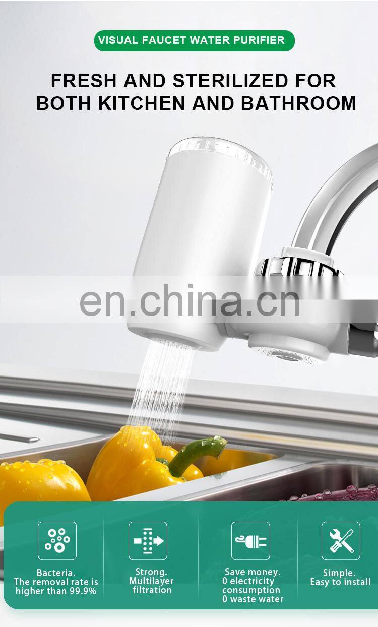 Nobana domestic compact kitchen tap connected faucet activated carbon charcoal water filter