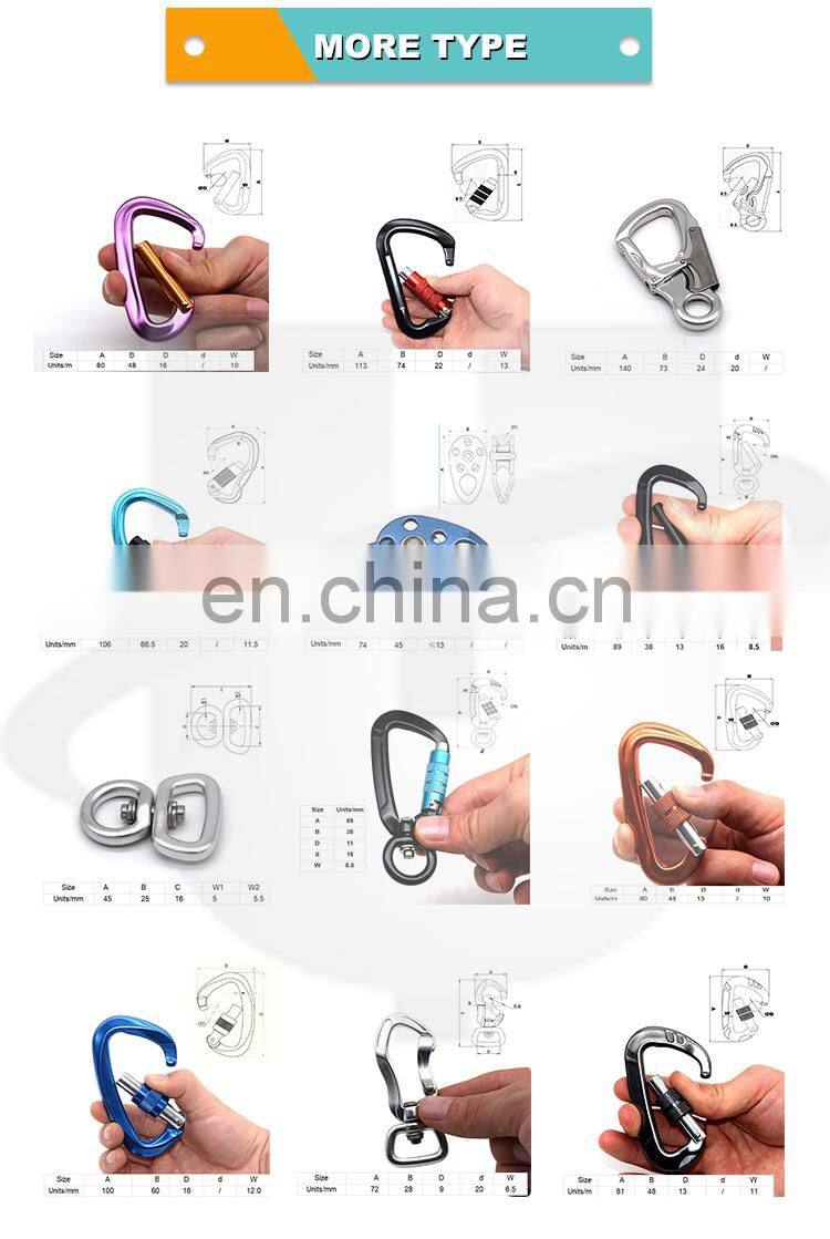 safety swivel carabiner hook for dog leashes