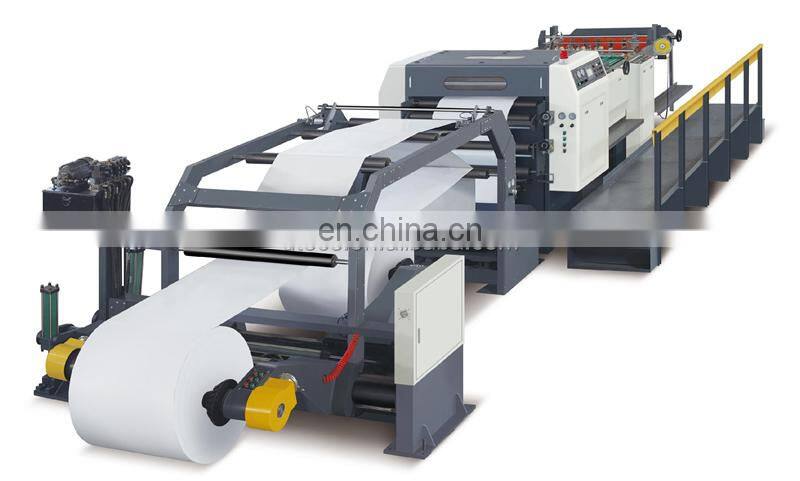 USM1900 Double Rotary Helix Knife High Precision A4 Copy Paper Reel Roll Cutting Machine Cutter Machinery