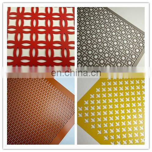3mm aluminum perforated sheet laser cut screen
