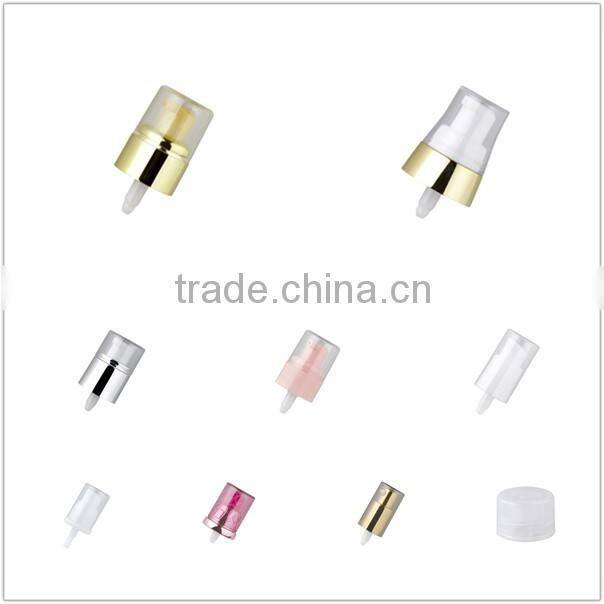 20/410 Golden Aluminum Collar Airless Pump for Cream
