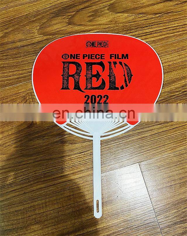 Long Handle Customized Advertisement Plastic Fan