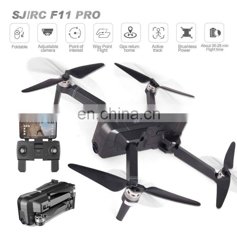 New Arrival Dron F11S 4K PRO 5G WIFI 2 Axis Real 4K 3KM Range Drone RC Quadcopter Drone SJRC F11S 4K PRO With 4K HD Camera