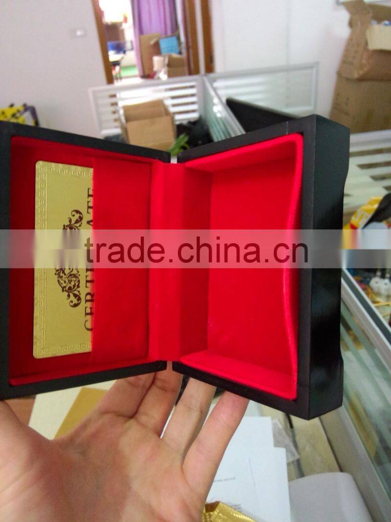 24k gold foil playing cards in high quality gold poker