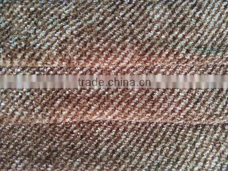 2016 JYH classical design chenille sofa fabric recycled polyester fabric