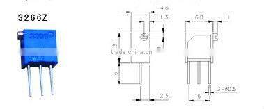 3266X multi-turn Trimmer Potentiometers