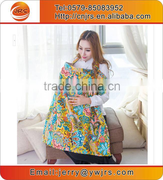 High quality baby breast feeding apron with multi-color