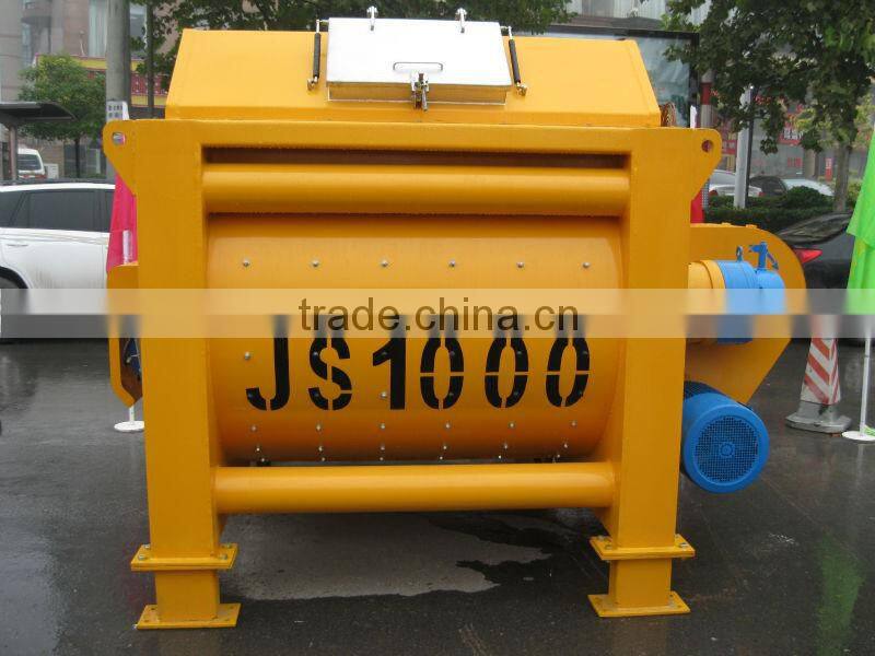 Automatic Compulsory Double Shaft Concrete Mixer China for sale