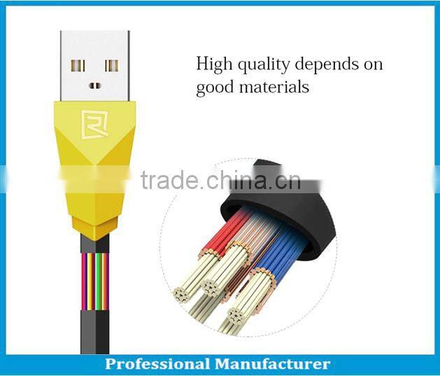 Top selling strongest TPE wire alien cable 2.1A fast charging USB cable and data cable for phone