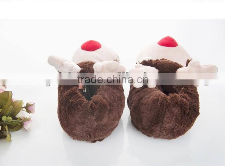 Plush slippers/plush deer slippers/deer plush slippers