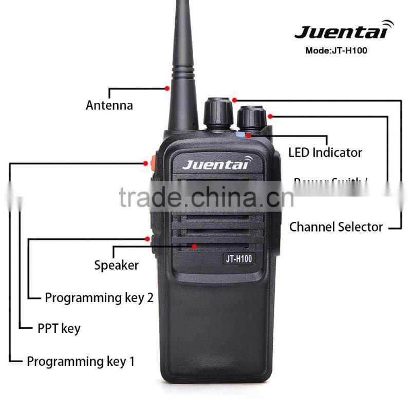 Juentai JT-H100 UHF 10watts 10 miles 400-480Mhz Long Range Walkie Talkie