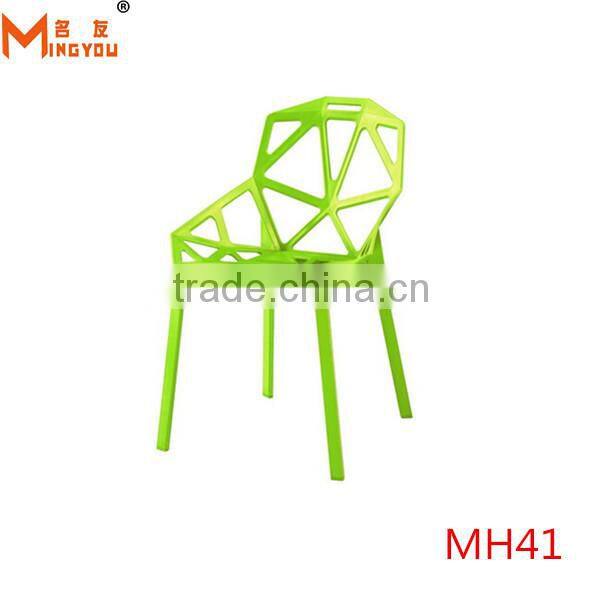 colorful cheap leisure plastic chairs