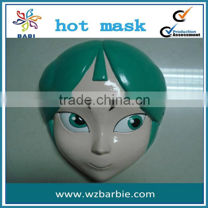 hot sale cute PVC masks for Halloween and cosplay