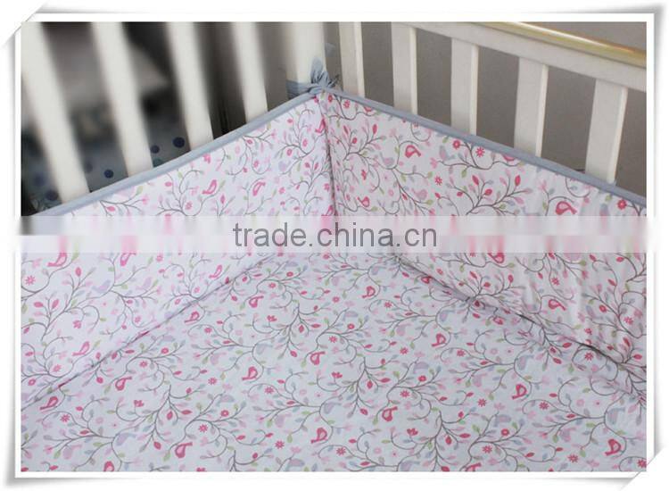 applique emboidery happy birdie baby girls crib bedding set duvet cover sets from professional manufacturer