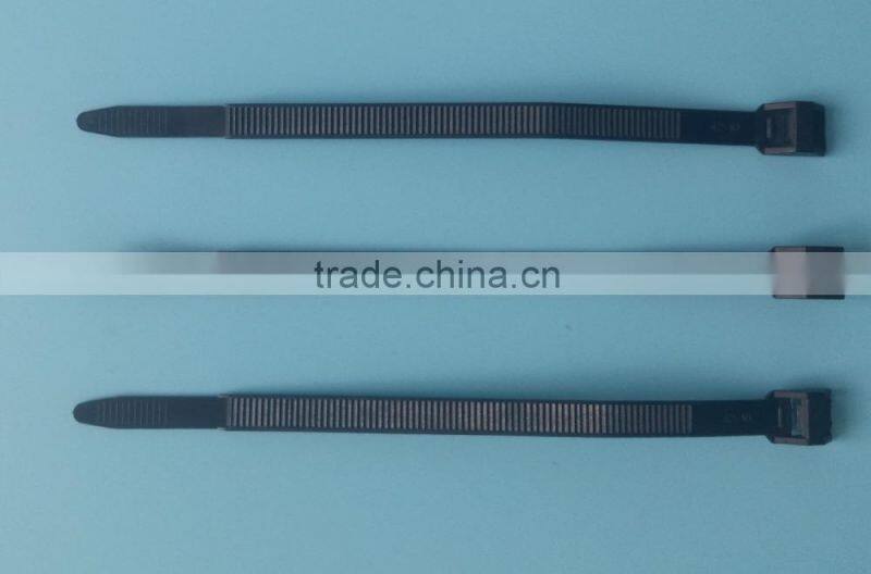 double lock cable tie, double loop cable tie, plastic cable tie