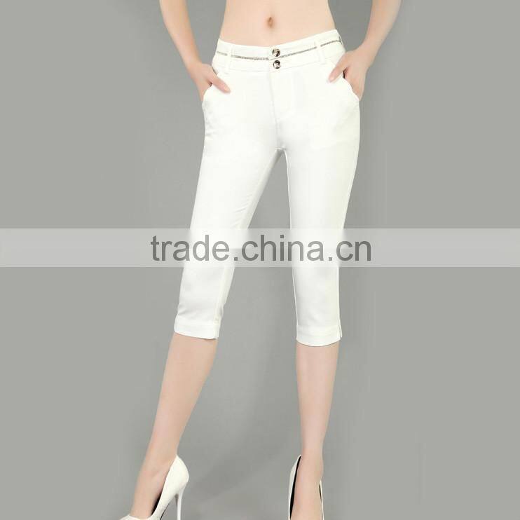 Show Unique White Women Skinny Pants