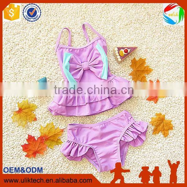 2016 Hot kid swimming suit for beachwear child bikini girl whoelsale kid bathing suit (S017)