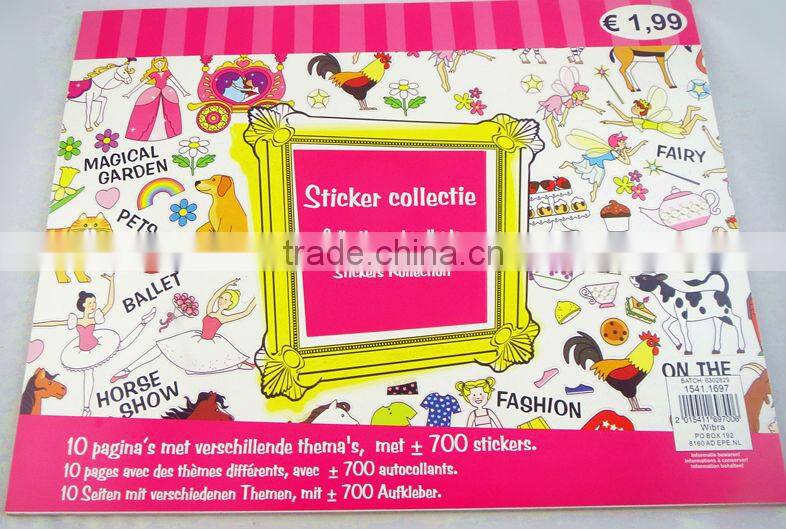 fashionable sticker book
