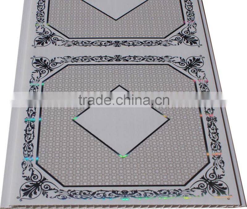 Popular wooden design trasfer printing upvc ceiling panel T040