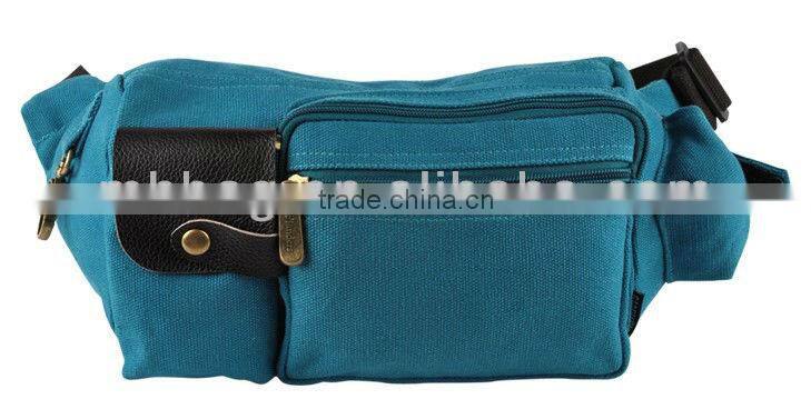 colored canvas waist bag